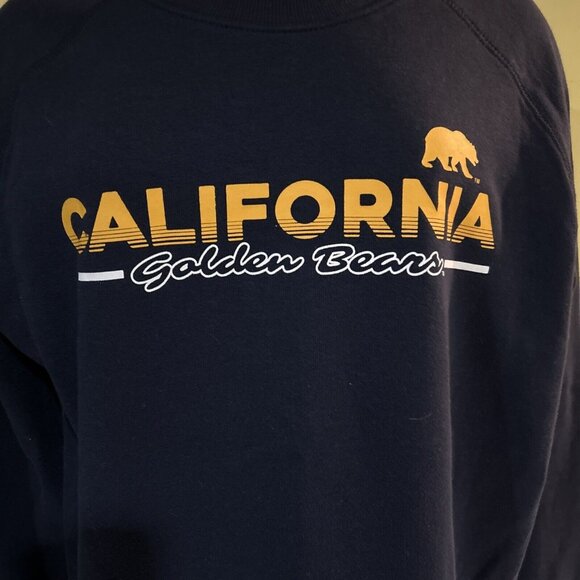 NEW Cal California Golden Bears Navy Colosseum Crew Neck Sweatshirt Women's M - Picture 2 of 7